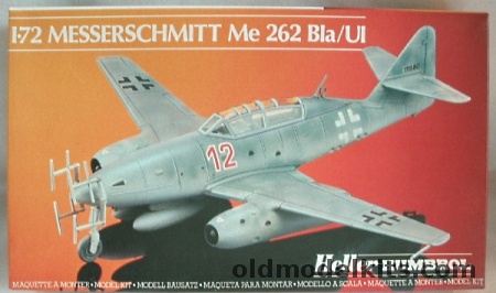 Heller 1/72 Messerschmitt Me-262 B1a/U1 Night Fighter, 80233 plastic model kit
